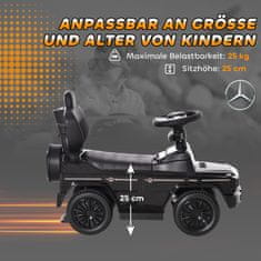 Homestar Dječji automobil na guranje s ručkom G350 855x405x95 cm Crni