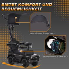 Homestar Dječji automobil na guranje s ručkom G350 855x405x95 cm Crni