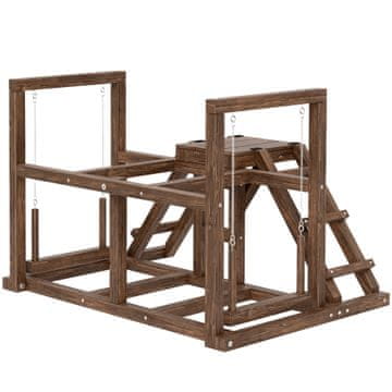 Homestar Igraonica za piliće 82x60x55 cm smeđa