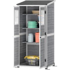 Homestar Vrtna sjenica 91x69x192 cm Siva