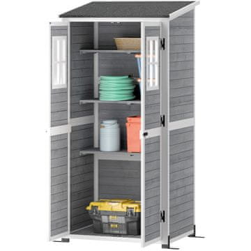 Homestar Vrtna sjenica 91x69x192 cm Siva