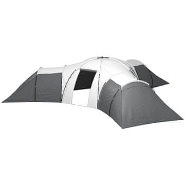 Homestar Tunelski šator za 6 do 9 osoba 220x188x150 cm sivi