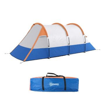 Homestar Šator za kampiranje tunelski za 3 osobe 420x200x150 cm narančasti