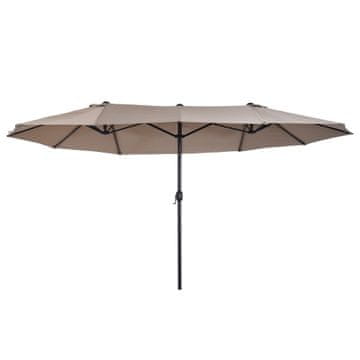 Homestar Suncobran Dupli suncobran 460x270x240 cm Svijetlo smeđa