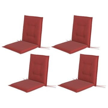 Homestar Set jastučića za stolicu 108x50x5 cm crvene boje