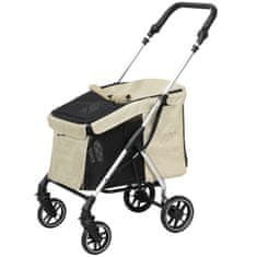Homestar Dječja kolica za kućne ljubimce 80x48.5x106 cm kaki