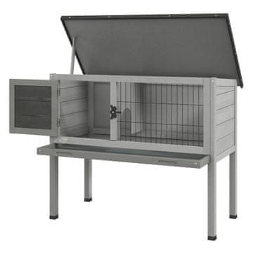 Homestar Kavez za zečeve 84x43x70 cm Sivi