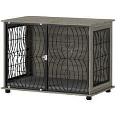 Homestar Kavez za psa 100x60x735 cm Sivi