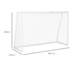 Homestar Nogometni gol 300x120x200 cm Bijeli