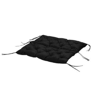 Homestar Jastučić za klupu 100x98x8 cm Crni
