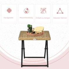 Homestar Balkonski stol 40x40x40 cm prirodni