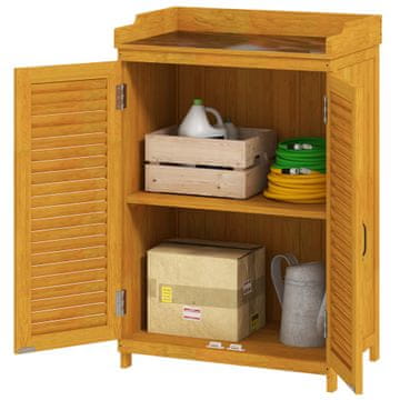 Homestar Vrtni ormar 655x40x985 cm Žuti