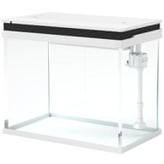 Homestar Akvarij 41 litra stakleni akvarij s filtrom 48x30x41 cm bijeli