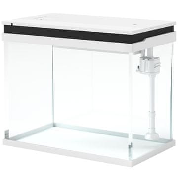 Homestar Akvarij 41 litra stakleni akvarij s filtrom 48x30x41 cm bijeli