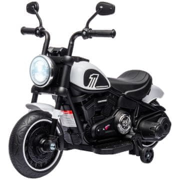 Homestar Dječji električni motocikl 76x42x57 cm bijeli