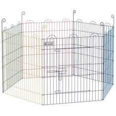 Homestar Igraonica za štenad 6 panela 120x60 cm Višebojna Metal