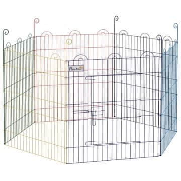 Homestar Igraonica za štenad 6 panela 120x60 cm Višebojna Metal