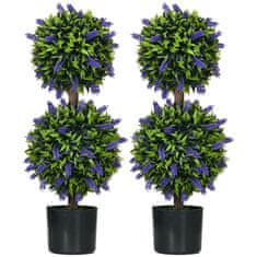 Homestar Set umjetnih biljaka lavanda 15x70 cm zelena