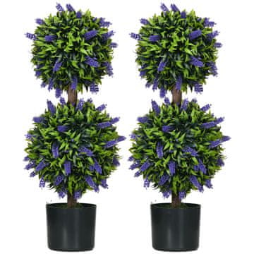 Homestar Set umjetnih biljaka lavanda 15x70 cm zelena