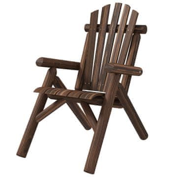 Homestar Adirondack stolica 83x68x101 cm smeđa