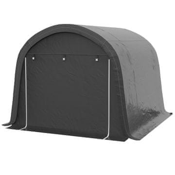 Homestar Vrtni spremnik šator 300x300x235 cm Sivi