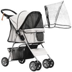 Homestar Dječja kolica za kućne ljubimce 75x45x97 cm Siva
