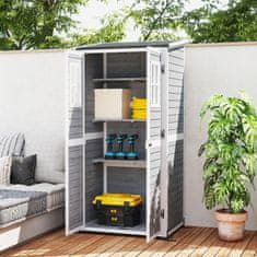 Homestar Vrtna sjenica 91x69x192 cm Siva