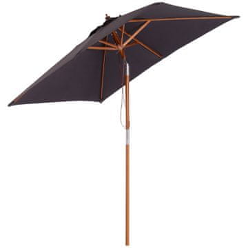 Homestar Suncobran podesivi vrtni suncobran 200x150x230 cm sivi