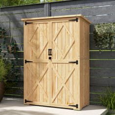 Homestar Vrtni ormar 1165x57x167 cm prirodni