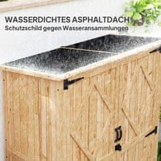 Homestar Vrtni ormar 1165x57x167 cm prirodni