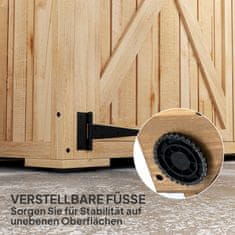 Homestar Vrtni ormar 1165x57x167 cm prirodni