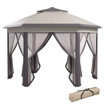 Homestar Vrtni paviljon s brzim postavljanjem 405x340x285 cm smeđi