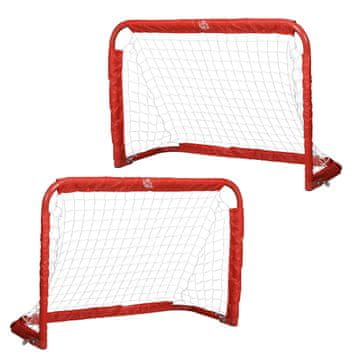 Homestar Set za nogometni gol sklopivi mini golovi 90x36x60 cm crveni