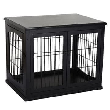 Homestar Kućica za psa stolna 81x585x66 cm crna