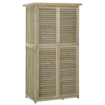 Homestar Vrtna spremišna kućica 87x46.5x160 cm Siva