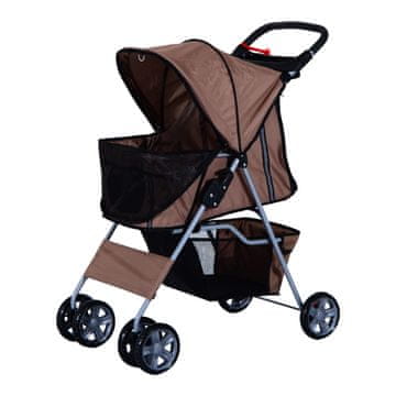 Homestar Kolica za psa 75x45x97 cm smeđa
