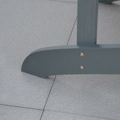 Homestar Adirondack vrtna stolica 97x725x93 cm siva