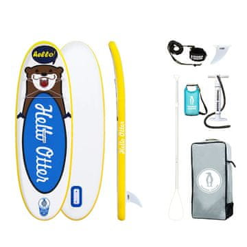 MojPlanet Dječja SUP daska za veslanje FunWater Tuxedo Sailor 2,4 m (plava)