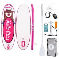 MojPlanet Dječja SUP daska za veslanje FunWater Tuxedo Sailor 2,4 m (roza)