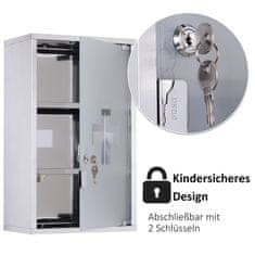 Homestar Ormarić za lijekove 30x18x50 cm nehrđajući čelik