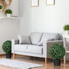 Homestar Set umjetnih biljaka bukva topiarij 52 cm zelena