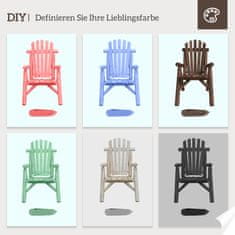 Homestar Adirondack stolica 83x68x101 cm smeđa