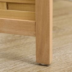 Homestar Pregrada za sobu 3 panela sklopiva 120x170 cm prirodna