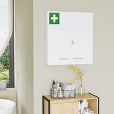 Homestar Ormarić za lijekove 2 vrata 55x18x60 cm bijeli