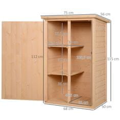 Homestar Vrtna sjenica 75x56x115 cm smeđa