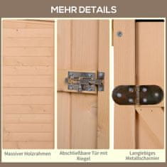 Homestar Vrtna sjenica 75x56x115 cm smeđa