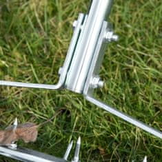 Homestar Aerator za travnjak podesiva ručka 139x435x15 cm zelena