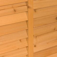 Homestar Vrtni ormar 127x56x60 cm Žuti
