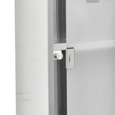 Homestar Ormarić za lijekove 20x12x58 cm Srebrni