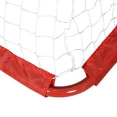 Homestar Set za nogometni gol sklopivi mini golovi 90x36x60 cm crveni